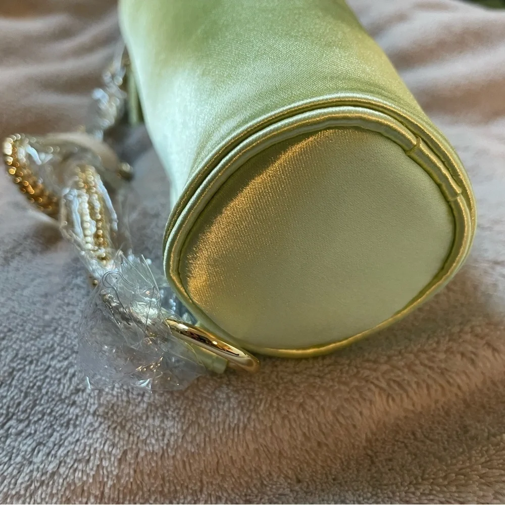 NEW Edie Parker Satin Shoulder Bag